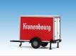 Insulated trailer KRONENBOURG beer